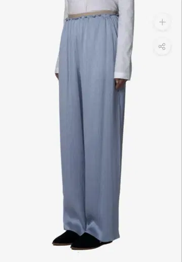 Satin YORYU Pants in Blue greed