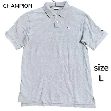 CHAMPION 챔피온 피케 셔츠 L 그레이