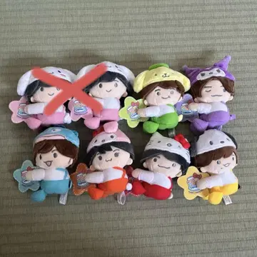 나니와단시 산리오 봉제 인형 클립