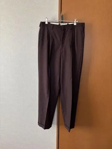 90년대 캐나다제 울 슬랙스 빈티지 브라운