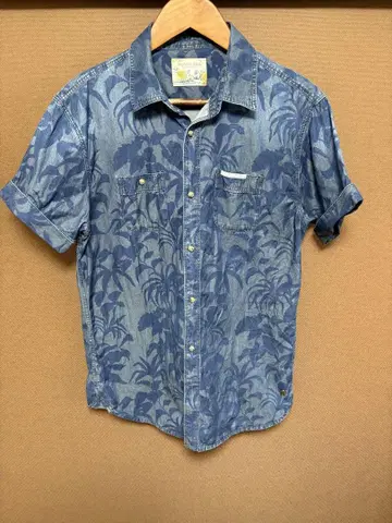 SCOTCH & SODA 스카치 앤 소다 반팔 셔츠 보태니컬 무늬