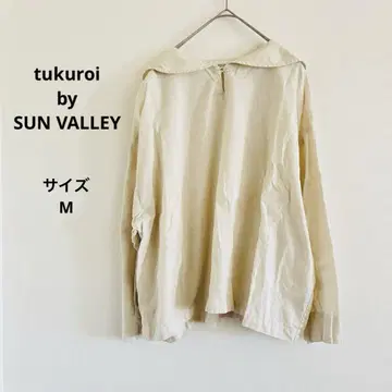 tukuroi by SUN VALLEY 블라우스 린넨 아이보리 M사이즈