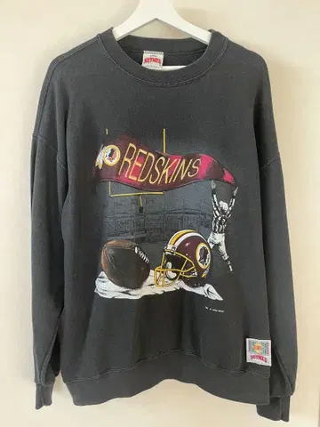 REDSKINS 맨투맨 1993년 NUTMEG 스킨스 USA 제작
