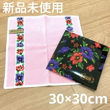 [미사용 새상품] FEILER 핸드타월 30cm 핑크 선물 포장 포함