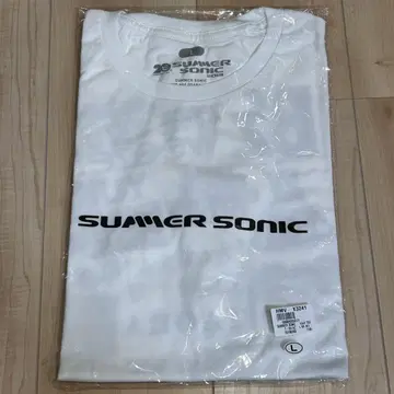 SUMMER SONIC 2019 티셔츠 L 사이즈 화이트