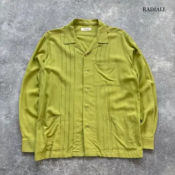 [ RADIALL ] 라디알 레이온 오픈 칼라 셔츠 쿠바 셔츠