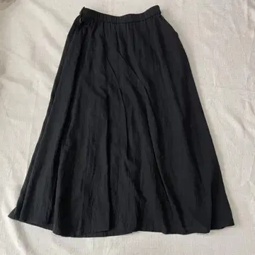 자우 블랙 플레어 스커트