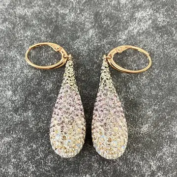 인기 SWAROVSKI 스와로브스키 귀걸이 드롭 크리스탈 멀티