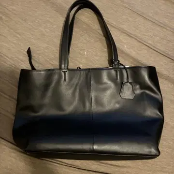 가죽 토트백 (BLACK)