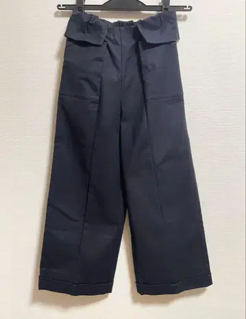 NAVY.WO 코튼 와이드 팬츠