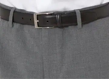 블랙 가죽 벨트 30inch