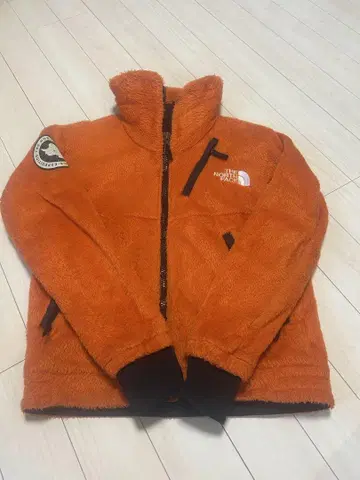 THE NORTH FACE 오렌지 플리스 자켓