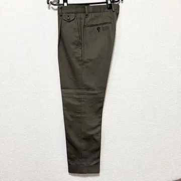 코튼 슬랙스 팬츠 치노 팬츠 44S 일본제