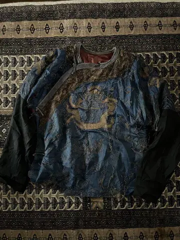 Chinese antique 용 자수 차이나 자켓