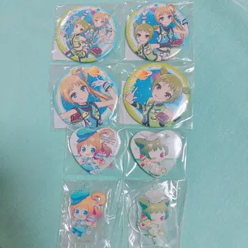 프리티 리듬 후쿠하라 안, 모리조노 와카나 최애 복권 캔뱃지 외