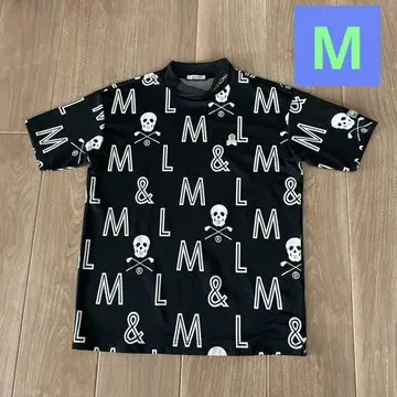 MARK & LONA 블랙 스컬 셔츠 M