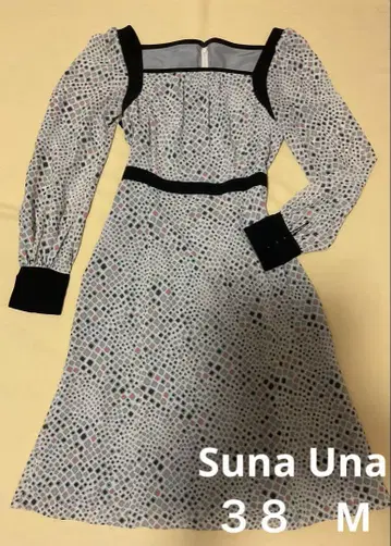 SunaUna 긴팔 무릎 기장 원피스 38 M 사이즈