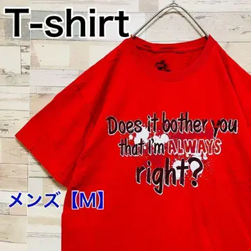 YB70 [ US 수입 ] 반팔 티셔츠 [ 남성용 M ] 레드
