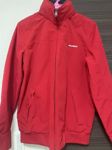 Tommy Hilfiger 빨간색 나일론 자켓 S 사이즈