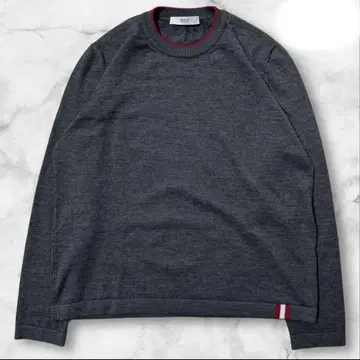 새상품급 BALLY 크루넥 니트 트레인 스포팅 빅 사이즈