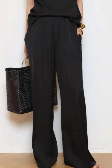 SILK SATIN EASY 팬츠