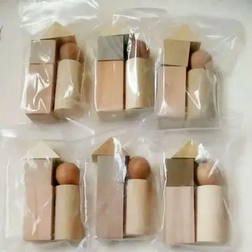쌓기나무 도형 놀이 모형 6세트