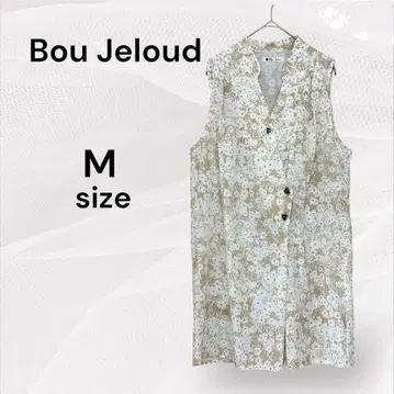 Bou Jeloud 부즈루드 꽃무늬 슬리브리스 셔츠 튜닉
