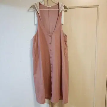 핑크 점퍼스커트 버튼