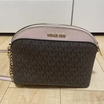 MICHAEL KORS 숄더백 브라운/핑크