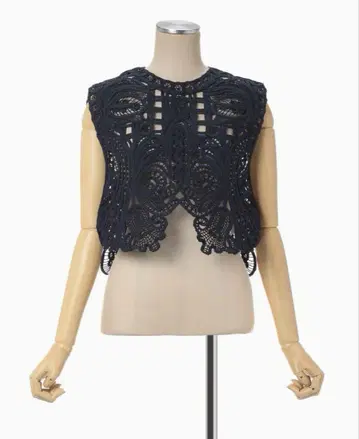 mamekurogouchi Cord Embroidery Vest