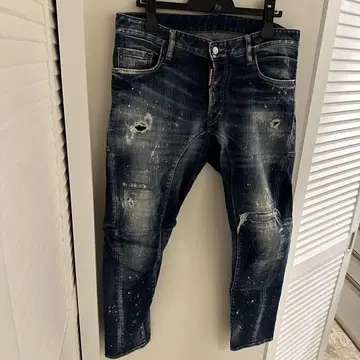 DSQUARED2 데미지 가공 바이커 데님 48