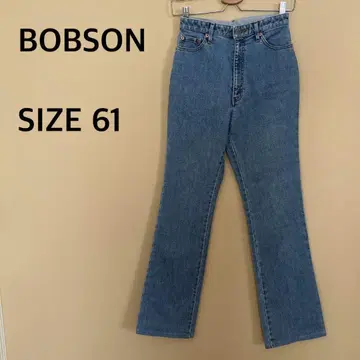 [ BOBSON ] 여성용/플레어 데님/롱 데님/청바지/청바지/