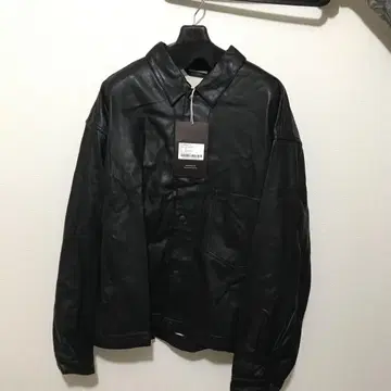 Traditional Weatherwear 블랙 가죽 재킷 38