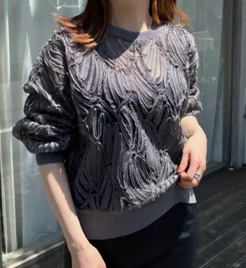 ROSIEE 로지 자수 레이스 상의 새상품급