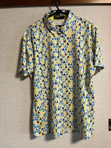 비바하트 골프 반팔 셔츠 남성용 52(XL) 올 패턴 새상품급