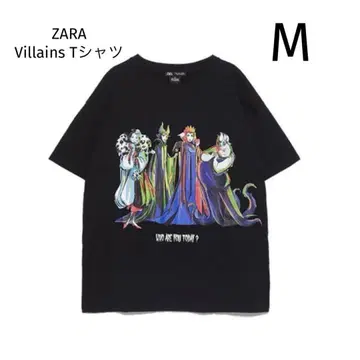 [새상품] ZARA 빌런즈 T셔츠 디즈니 M