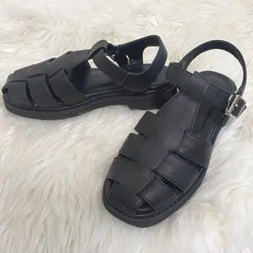 센스 오브 플레이스 구르카 샌들 블랙 캐주얼 사이즈 S