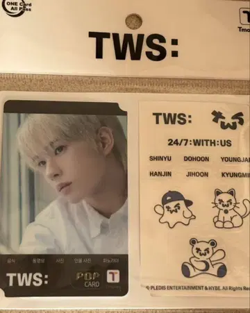 한국 한정 T money 카드 TWS 경민