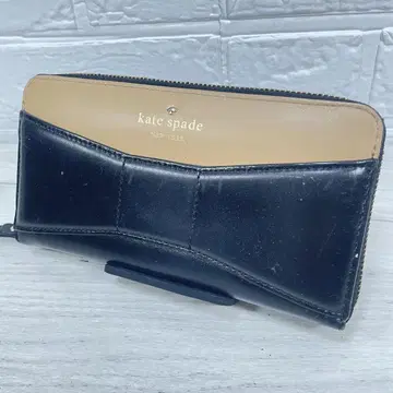 kate spade 케이트 스페이드 장지갑 라운드 지퍼 가죽 천연 가죽