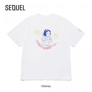 컨디션 최상 완판 사이즈 SEQUEL 시엘 x SNOW WHITE 티셔츠