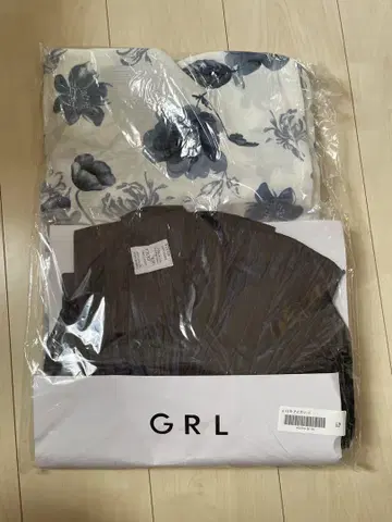 GRL 꽃무늬 유카타 오비 세트
