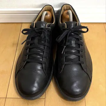 콜한 블랙 가죽 스니커즈 9.5 (27cm)