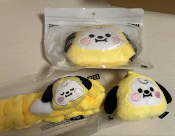 BT21 chimmy 헤어밴드 핸드밴드 마스코트 3점 세트