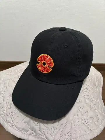 SUGAR BELL 6 패널 캡 Blood orange Washed