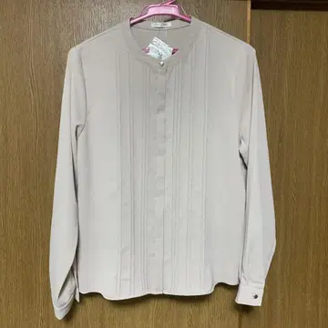 허니즈 핀턱 블라우스 그레이지 M