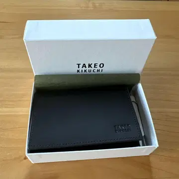 TAKEO KIKUCHI 블랙 명함지갑