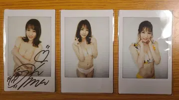 콘노 안나 폴라로이드 3종 세트 (친필 사인 폴라로이드 포함)
