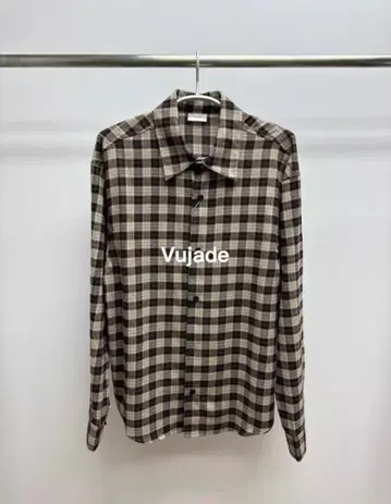 vujade ROSS CHECK FLANNEL IN CASHMERE M