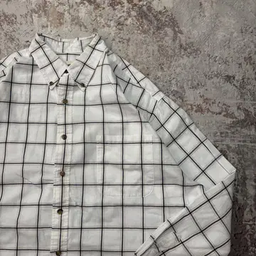 90년대 에디 바우어 Eddie Bauer 체크 셔츠 긴팔 XL