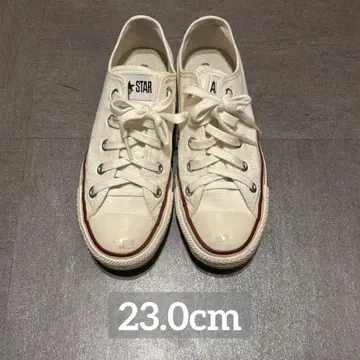 converse 아이보리 로우컷 23.0cm